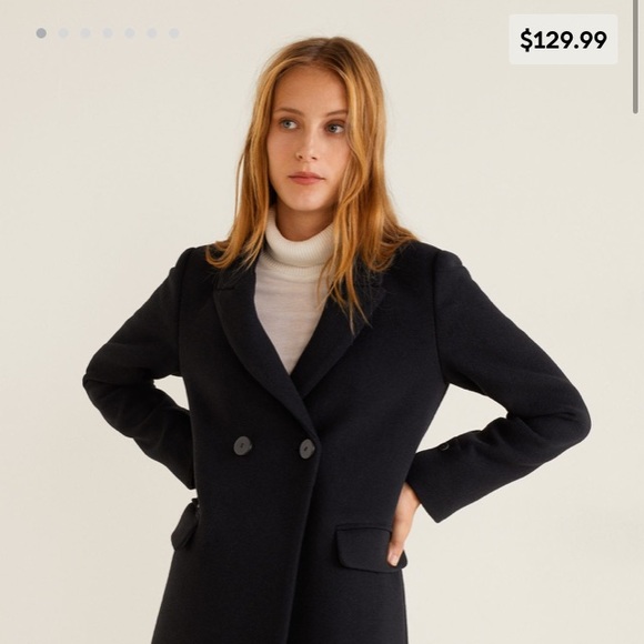 Mango Jackets & Blazers - Mango wool blend coat